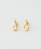 Jouete ノットピアス SV925 ゴールド ニッケルフリー ジュエッテ ピアス ノット（075821-075822） ｜ women（ウィメンズ