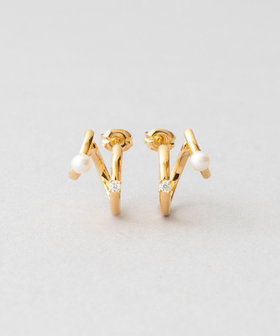 ダブルピアス ジルコニア×パール（075641） ｜ women