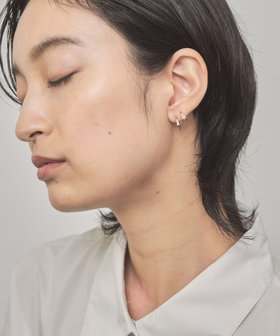 ダブルピアス ジルコニア×パール(075641) | women ダブルピアス ジルコニア×パール(075641) | women