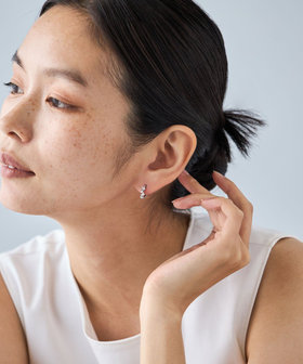ジルコニア ダブルピアス コンビカラー（075054） ｜ women