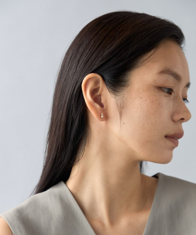 ピアス パール×ジルコニア（075873-075874） ｜ women