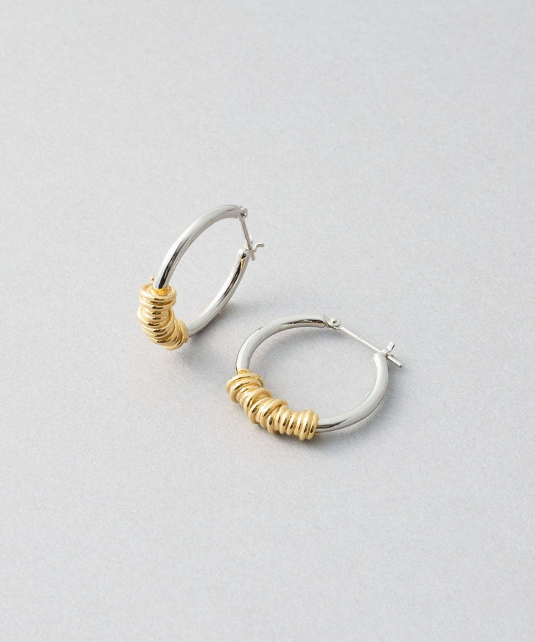 フープピアス コイル コンビカラー（075912） ｜ women