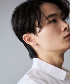 ストレートバー型ピアス　ジュエッテ ジルコニア×バー ピアス（079335） ｜ women（ウィメンズ