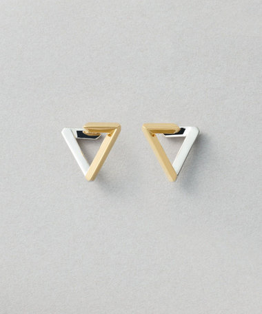 K10 ジュエッテ　ホワイトゴールド　パール　フープトライアングルピアス trim_fce_item66724d2d61348.jpg