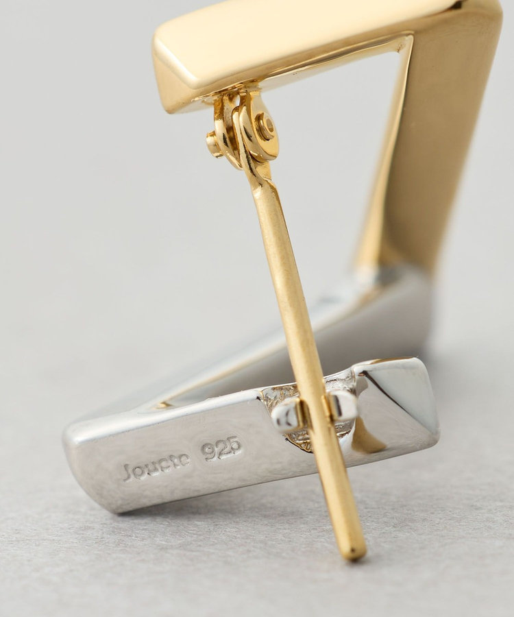 jouete シルバー×ゴールド コンビカラーサークルピアス　★07512800 jouete シルバー×ゴールド コンビカラーサークルピアス ☆07512800