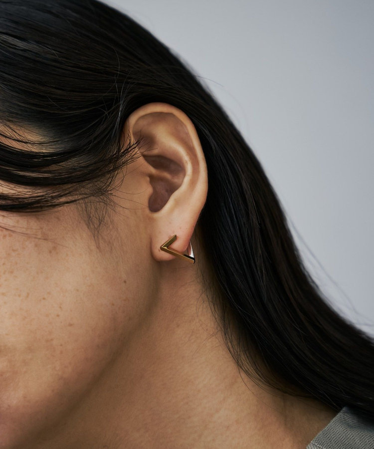 サークルピアス] トライアングル コンビカラー（075957） ｜ women