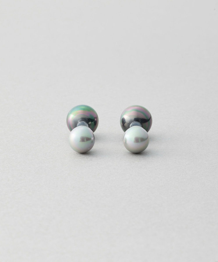 ピアス カラーパール リバーシブル（075958-075959） ｜ women