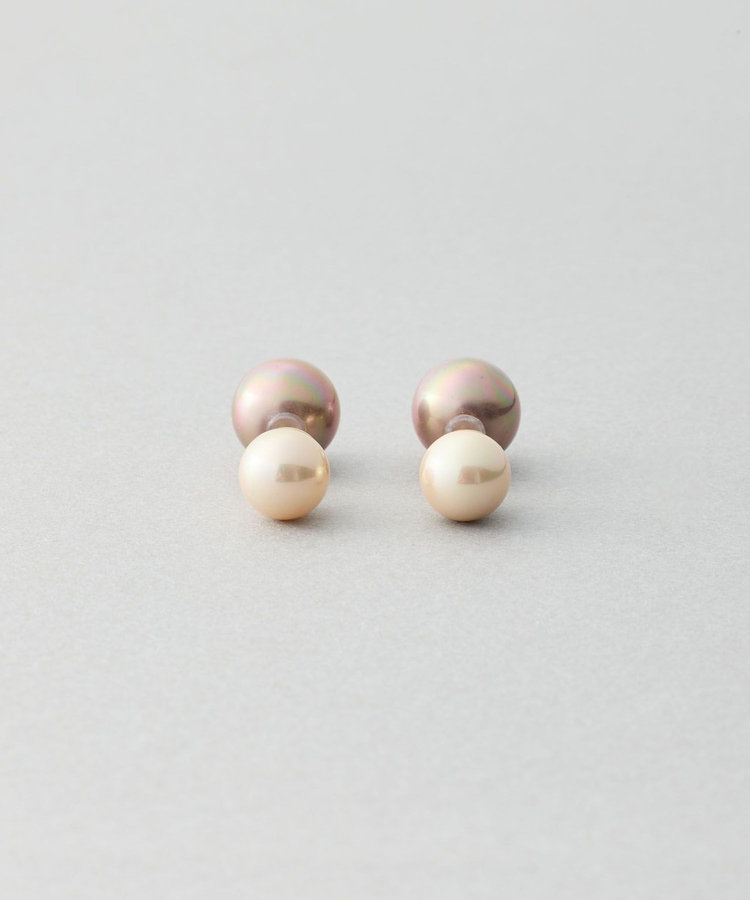ピアス カラーパール リバーシブル（075958-075959） ｜ women