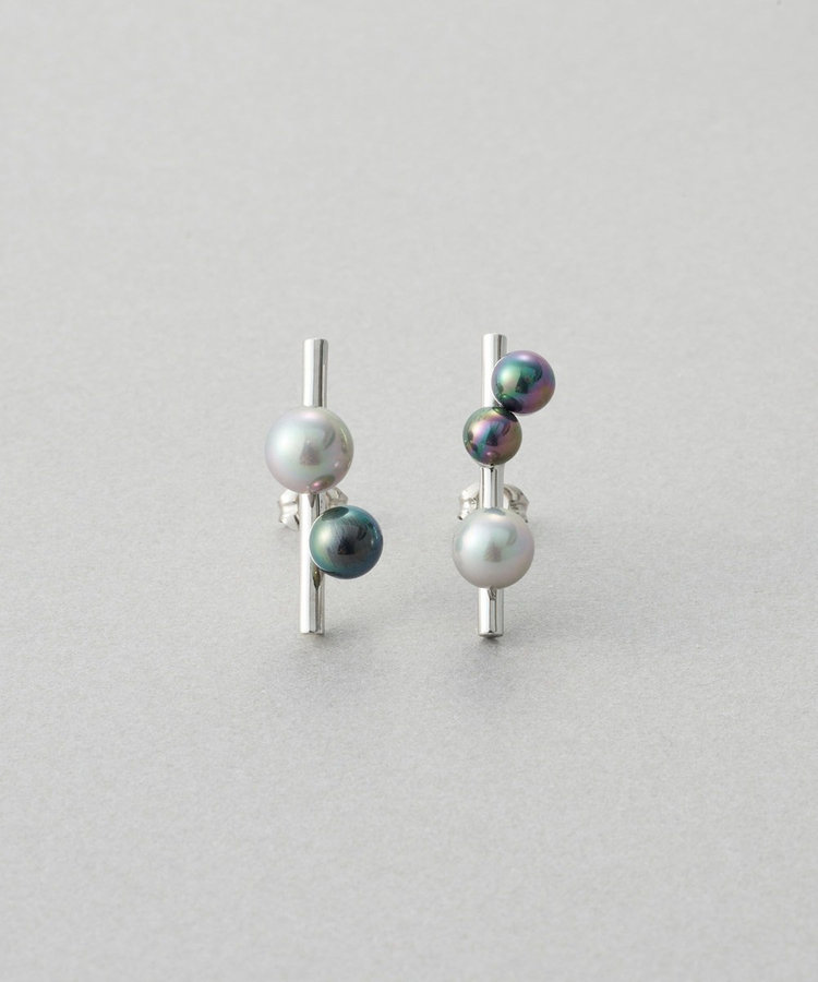 Timeless Pearly ピアス パール フープ アシメ サークル TIMELESS PEARLY(タイムレスパーリー) ピアス(レディース