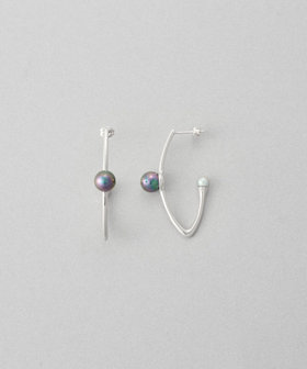 フープピアス カラーパール（075962-075963） ｜ women