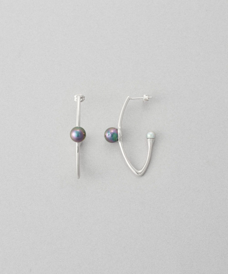 フープピアス カラーパール（075962-075963） ｜ women