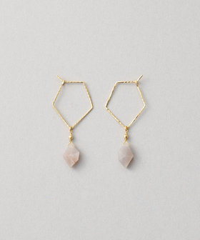 ピンズ] K10YG ピアス サンストーン（037671） ｜ women（ウィメンズ