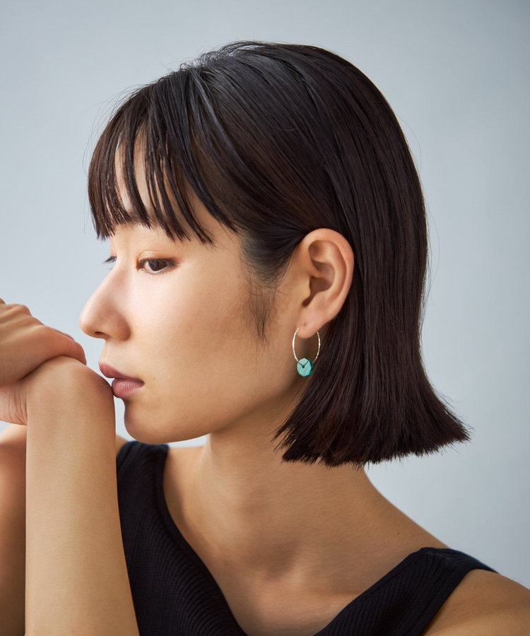 ピアス マラカイト（075995） ｜ women（ウィメンズ） ｜ Jouete