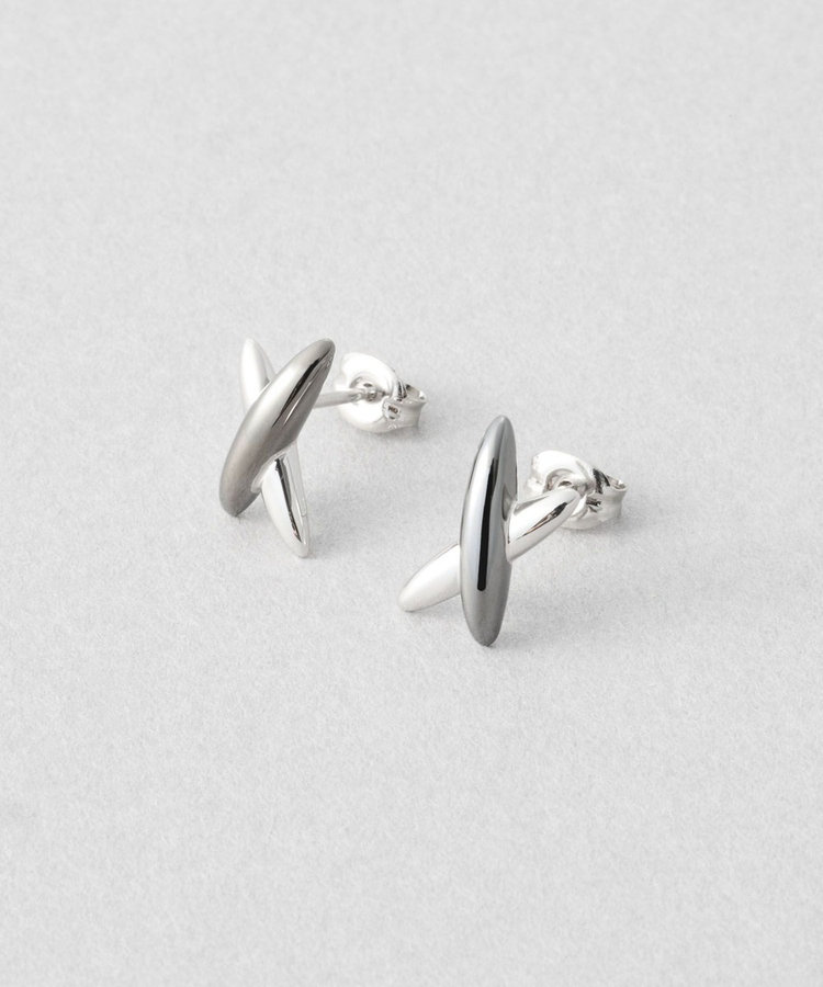 ピアス クロス コンビカラー（076014） ｜ women（ウィメンズ