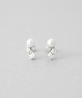 ピアス  パール×ジルコニア