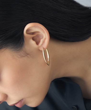 [スナップピアス] リーフ