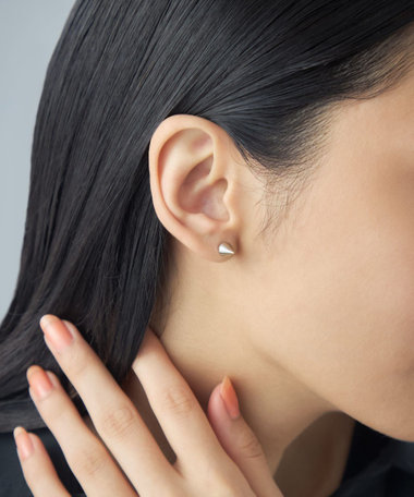 [バックキャッチピアス] ジルコニア スタッズ