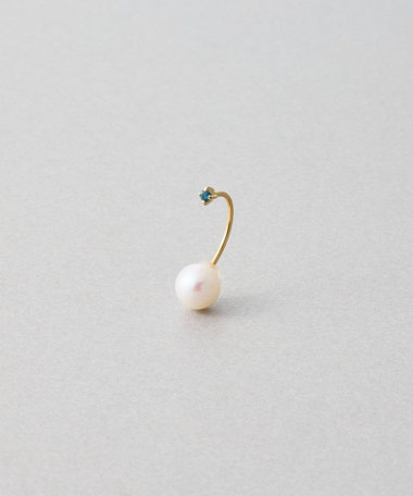 [アークピアス] ロンドンブルートパーズ×パール