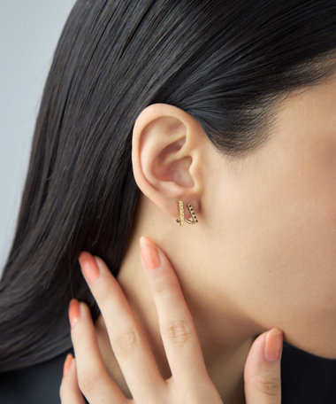 [ダブルピアス] ジルコニア