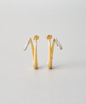 [ダブルピアス] パール コンビカラー