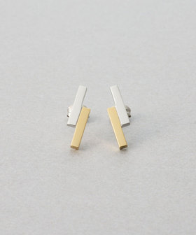 ピアス バー コンビカラー