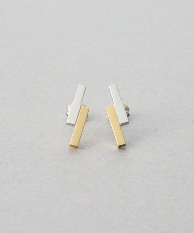 ピアス バー コンビカラー