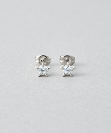 ピアス ジルコニア スター
