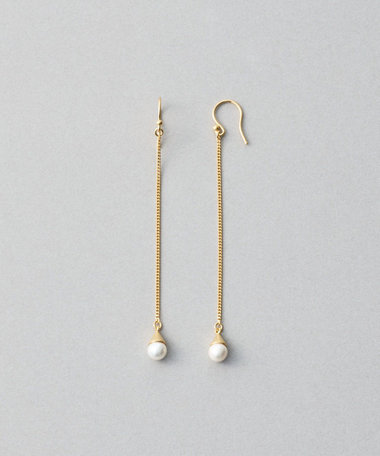 ピアス パール ロング