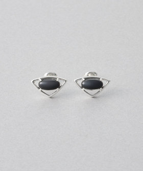 【先行予約】[ジェム] ピアス ブラックカルセドニー