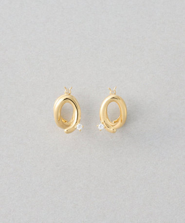 [サークルピアス] ジルコニア