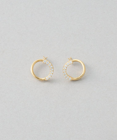 [サークルピアス] ジルコニア
