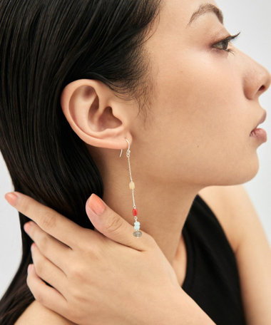 [パレット] ピアス マルチストーン
