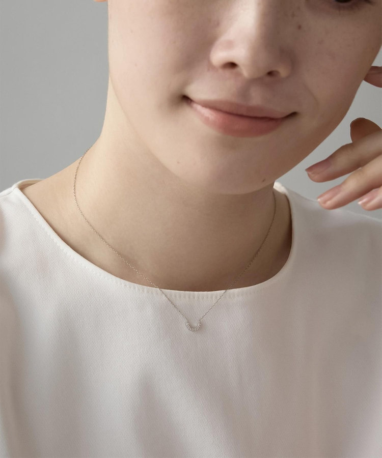 PT900/850 レイヤーネックレス ダイヤモンド（096159） ｜ women