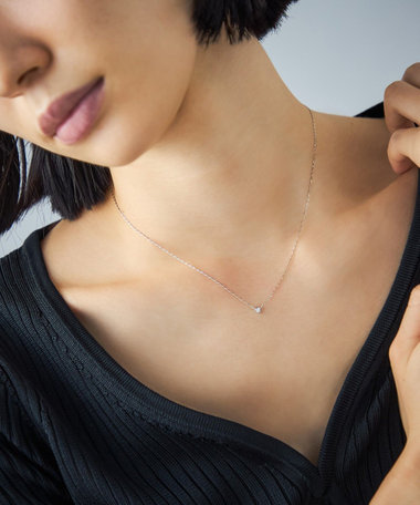 PT900/850 ネックレス ダイヤモンド