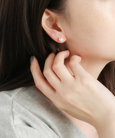 K18YG パール ピアス