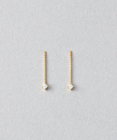 K18 ピアス ダイヤモンド（097086-097087） ｜ women（ウィメンズ