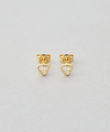 K18YG ピアス ダイヤモンド