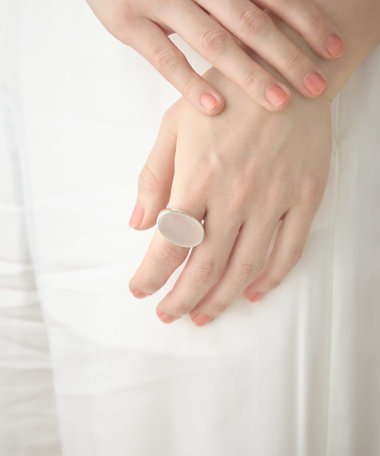 [スフィア] ミルキークォーツ リング