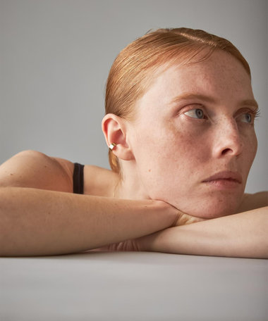 [ルーセント] K18YG デミボールド イヤーカフ