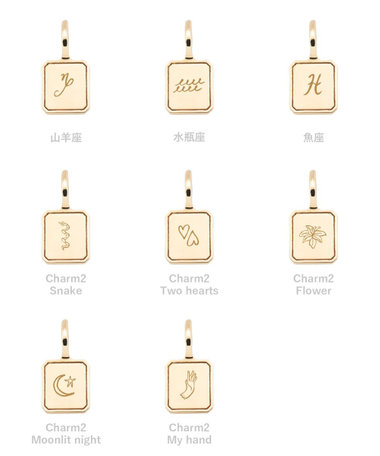 【受注生産】[シグネチャー] K18YG シグネットチャーム/ Octagon