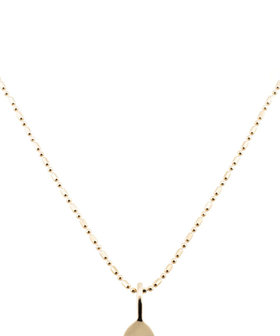 ete K10YG ロングネックレス　ループロングネックレス ete ネックレス K10YG ループ ロングネックレス レディース