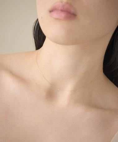 [ヌーヴ] K18YG サークル ネックレス /Origin