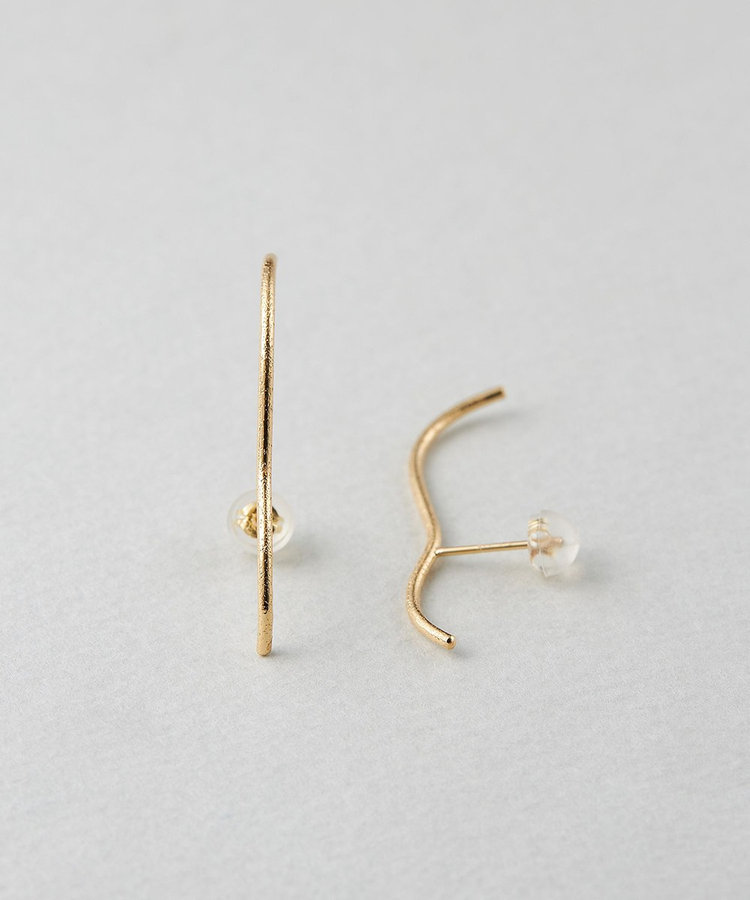 eteフリンジピアス ete ピアス ペタルチェーン フリンジ レディース : ZOZOTOWN