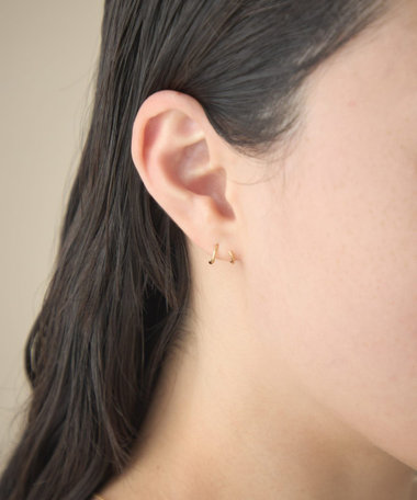 [ヌーヴ] K18YG オービットピアス /S