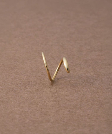 ヌーヴ] K18YG オービットピアス /M（207067-207068） ｜ women