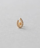 新版 ブラウンダイヤモンド ピース K18YG ピアス（270817） women ｜ アクセサリー