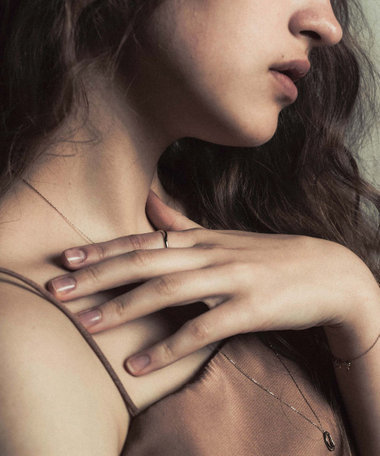 K18RBG トーン スクエア リング