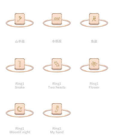 【受注生産】[シグネチャー] K18RBG シグネットリング/ Octagon