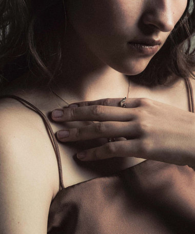 K18RBG トーン ブラウンダイヤモンド リング