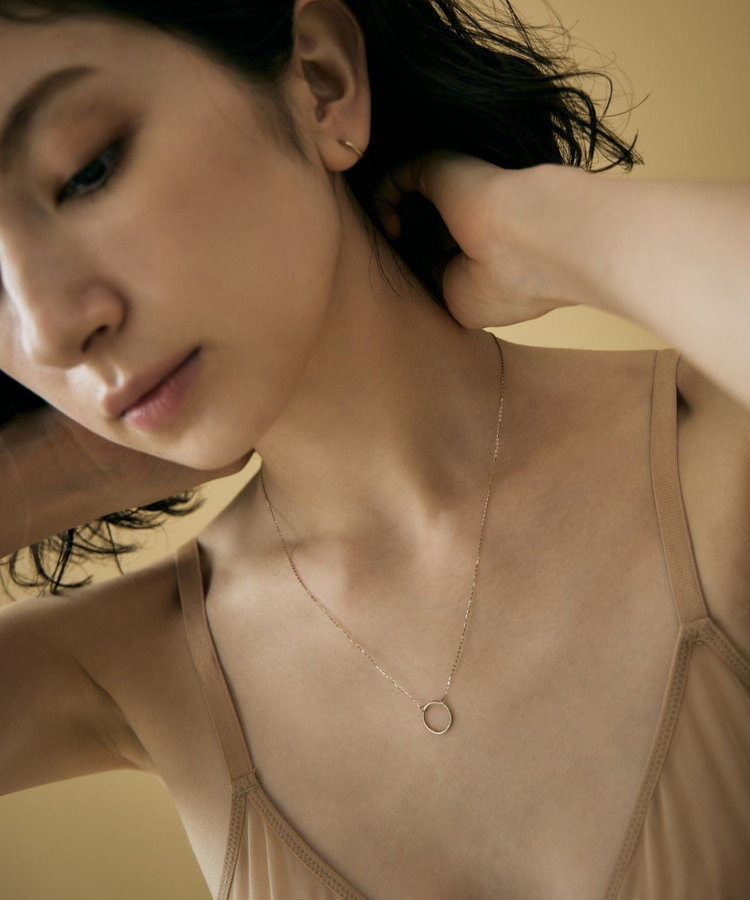 トーン] K18RBG サークル ネックレス スキニー（306139） ｜ women（ウィメンズ） ｜ ete／ete bijoux |  エテ／エテビジュー 公式サイト